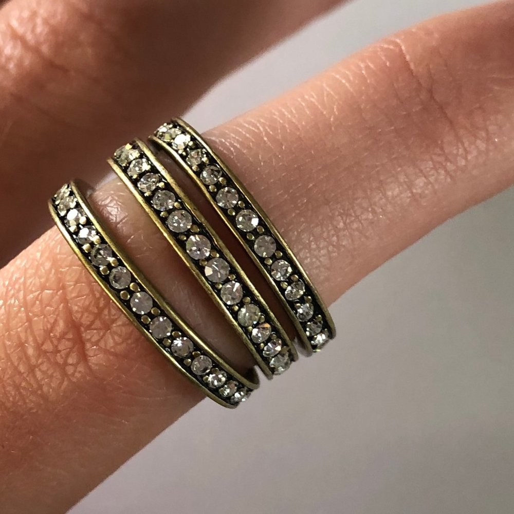 Chloe + Isabel Crystal Stacking Rings